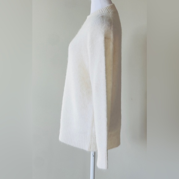 Vince Alpaca Blend Tunic Sweater - Off White  Long Sleeve Women's Sweater NWOT - Picture 6 of 9